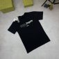 Palm Angels Sprayed Tshirt For Men’s in black with black spray