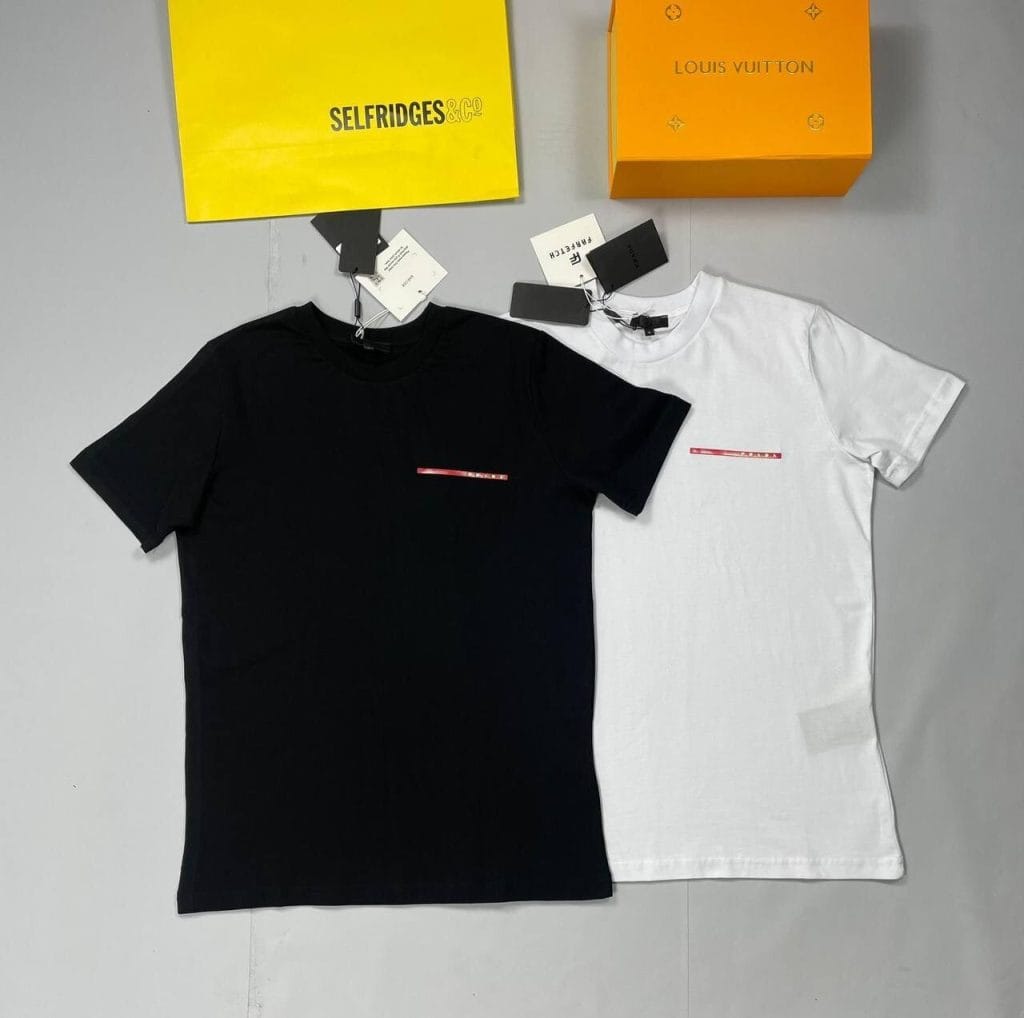 Prada Milano Black & White T-shirts