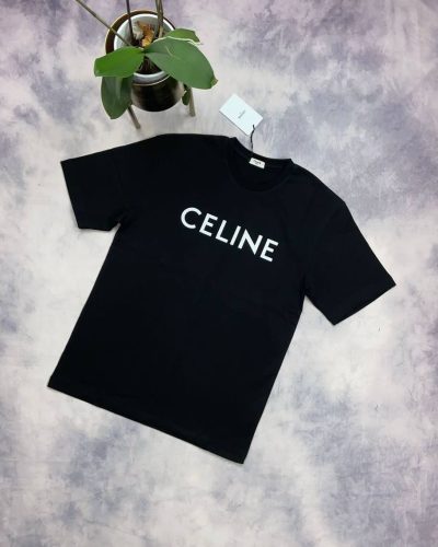Celine T-shirts in black Color