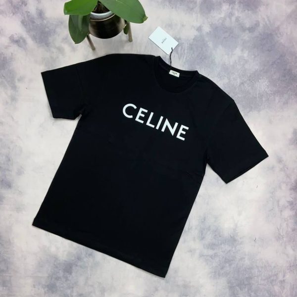 Celine T-shirts in black Color