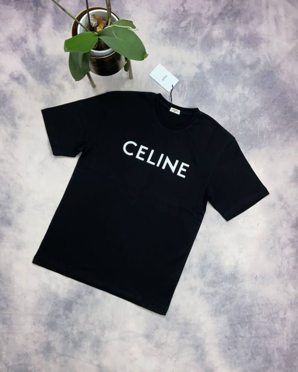 Celine T-shirts in black Color