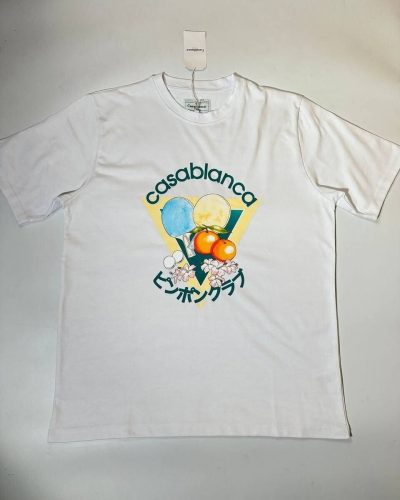 Casablanca Ping Pong Club T-Shirt in white color