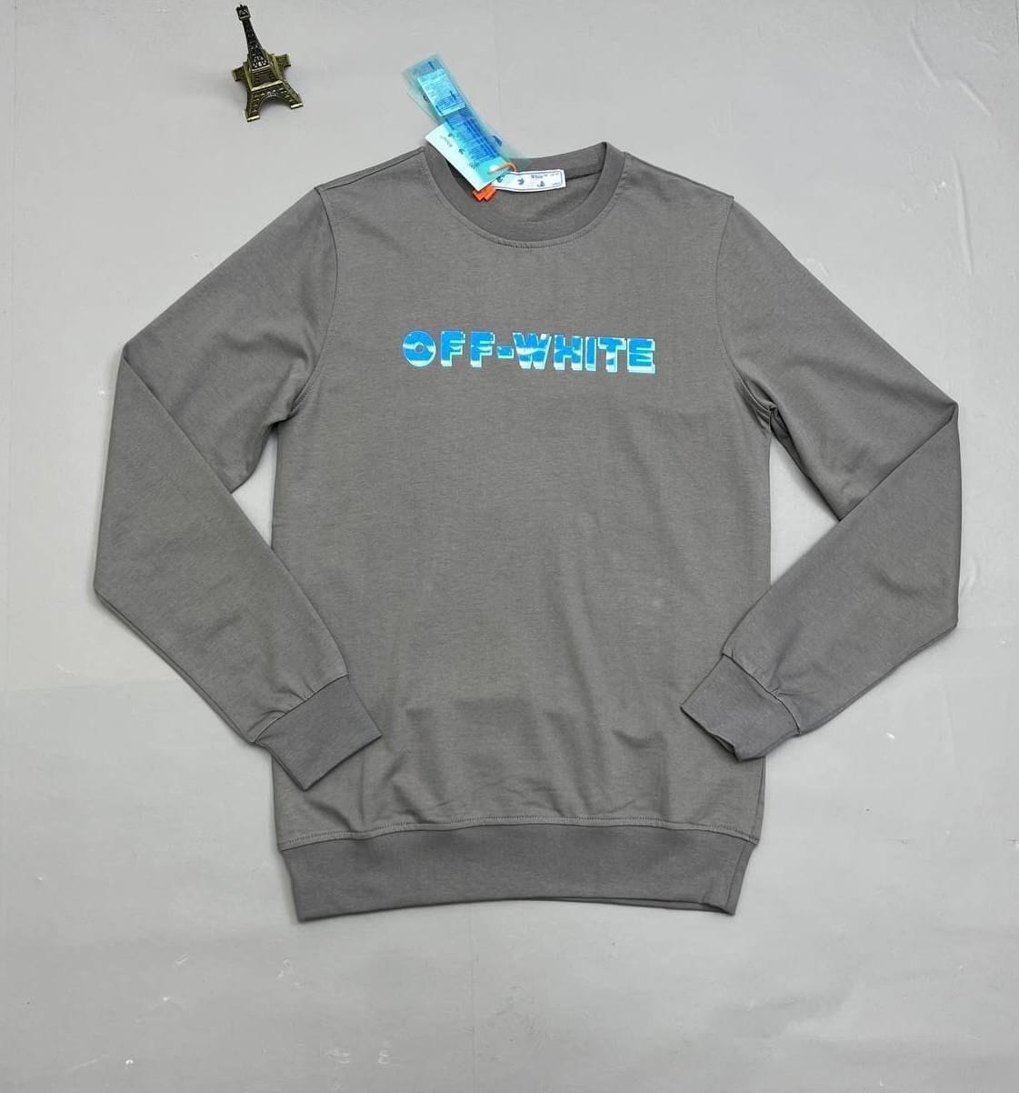 Off-White Men Women Replica Jumpers in grey color
