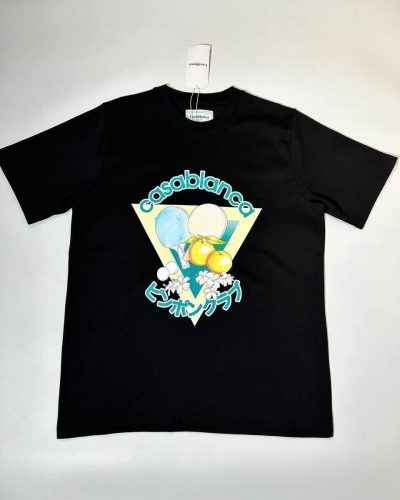 Casablanca Ping Pong Club T-Shirt in black color