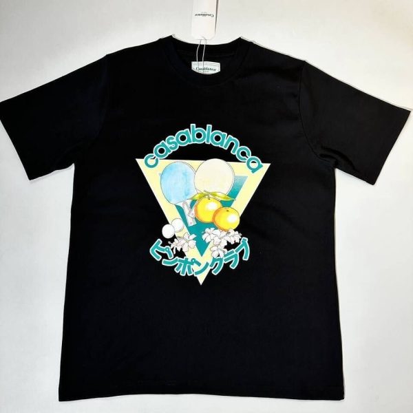 Casablanca Ping Pong Club T-Shirt in black color