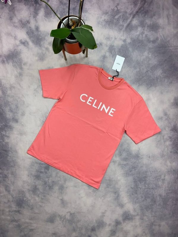 Celine T-shirts in pink Color Celine T-shirts in pink Color