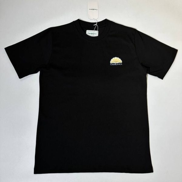 Casablanca Tennis Club Icon T-Shirt in black color