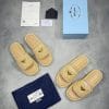 Prada Milano Crochet Platform Sliders
