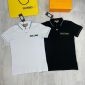 Gucci Men's Cotton Piqué Polo Shirt with Chest Pocket – Black & White Colors