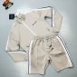 Palm Angels Tracksuit Shorts Set In off white Color