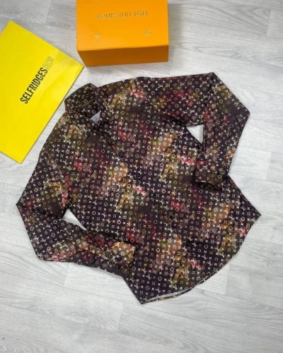 Louis Vuitton Monogram Long Sleeve Men Shirt