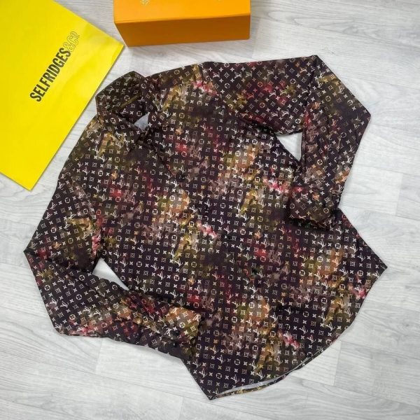 Louis Vuitton Monogram Long Sleeve Men Shirt