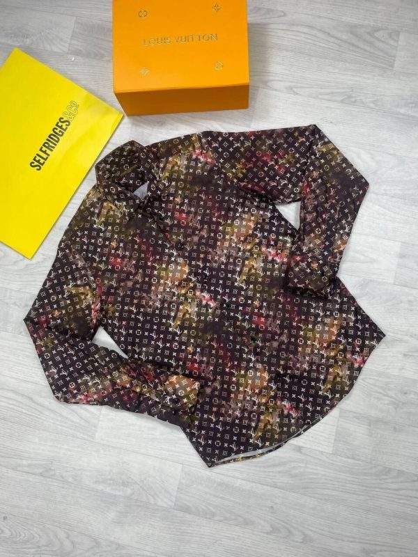 Louis Vuitton Monogram Long Sleeve Men Shirt