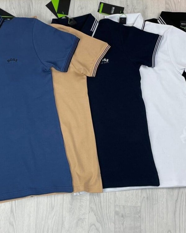 Hugo Boss Men’s Slim Polo Shirt Stretch Cotton with Logo Available in 5 Colors