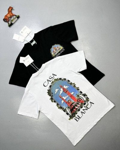 Casablanca Vue De Damas T-shirts in white color