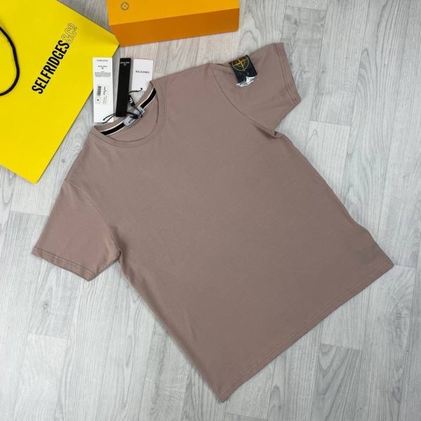 Stone Island T-shirts in beige Color