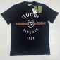 Gucci Firenze Jersey 1921 G Cotton T-Shirt in black color