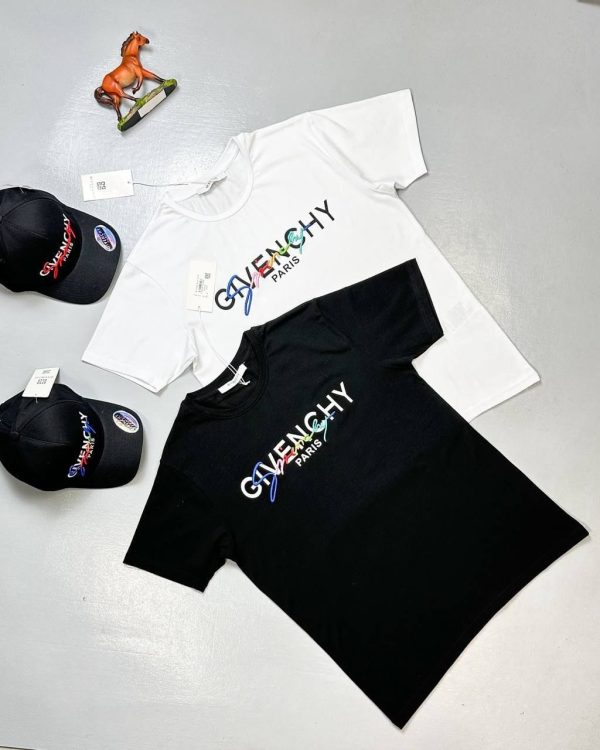 Givenchy Double Logo Signature T-shirts in white color