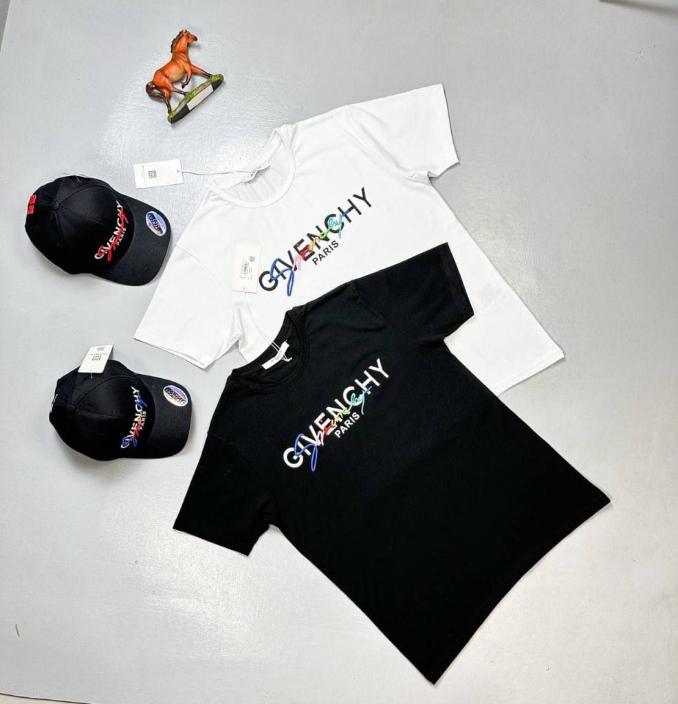 Givenchy Double Logo Signature T-shirts in white color