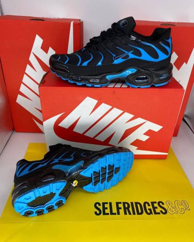 Nike Air Max Plus TN Black / University Blue – Tuned Air Style