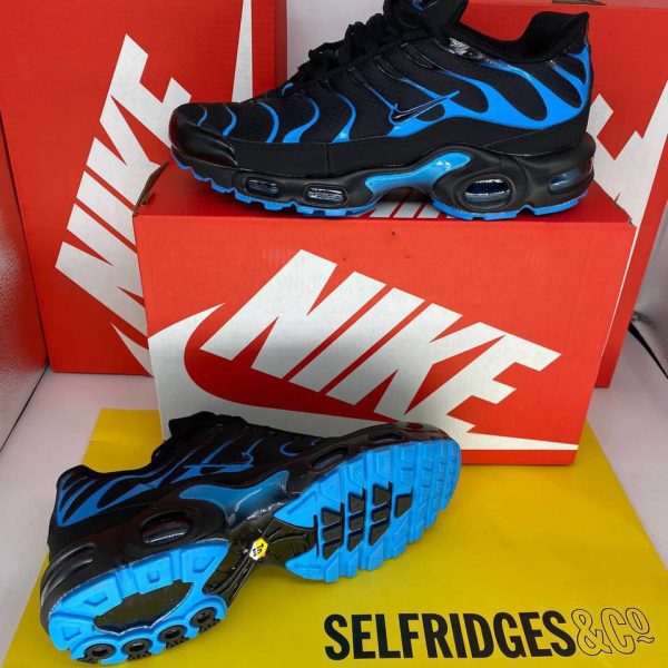 Nike Air Max Plus TN Black / University Blue – Tuned Air Style