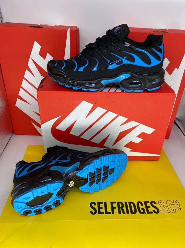 Nike Air Max Plus TN Black / University Blue – Tuned Air Style