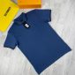 Hugo Boss Men’s Slim Polo Shirt Stretch Cotton with Logo In Royal Blue Colour