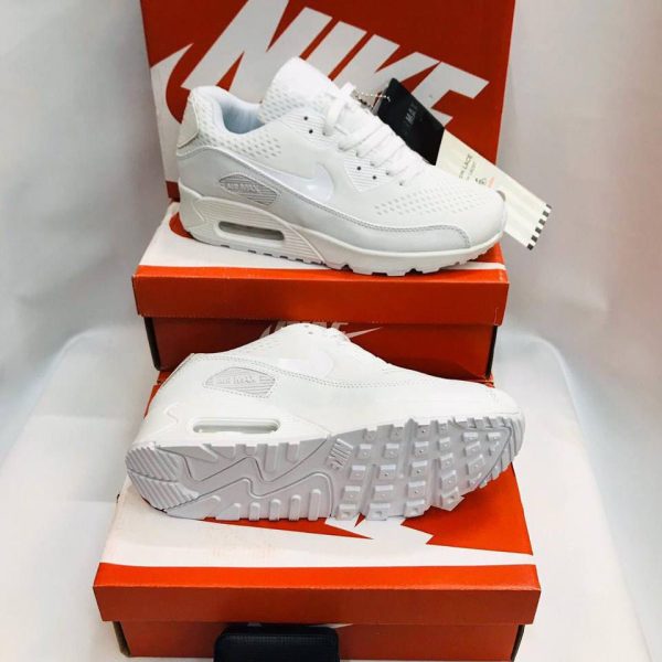 Nike Air Max 90s GS White Chlorine Blue Trainers