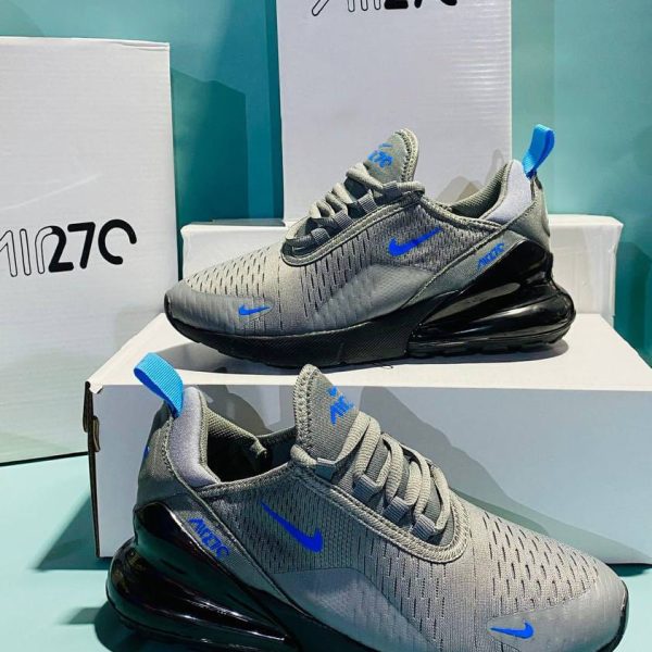 Nike Womens Trainers 270s Grey Blue Sneakers Womens Nike Trainers