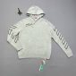 Off-White Diagonal 3D Lines Hoodies in white color