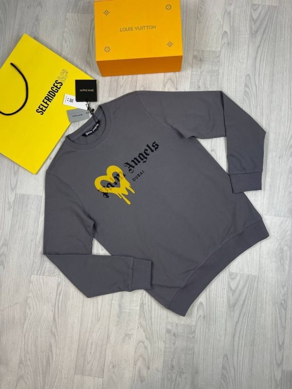 Palm Angles Mens Spray Heart Love Best Design in grey color Palm Angles Mens Spray Heart Love Best Design in grey color
