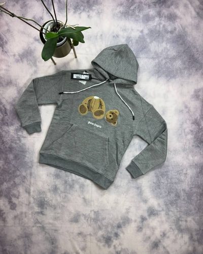 Palm Angels Teddy Bear Grey Hoodie