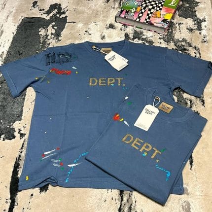 Gallery Dept T-shirts in Deep Blue Color