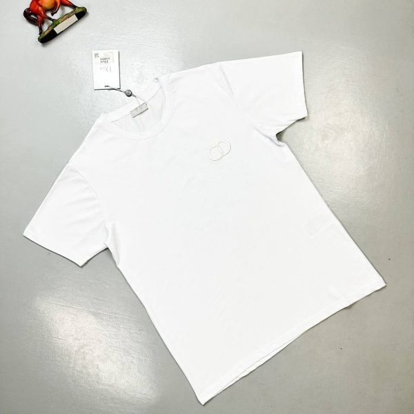 Dior CD Icon Regular-Fit T-Shirt In white Color