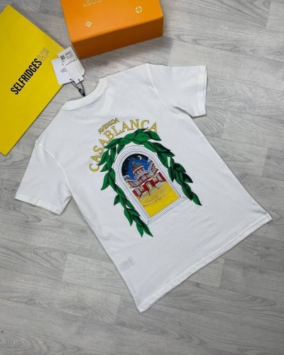 Casablanca Avenida Outfit T-Shirt in white color