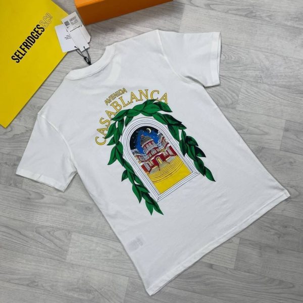 Casablanca Avenida Outfit T-Shirt in white color