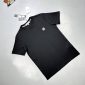 Stone Island Men Women Crew Neck Tshirts in black color