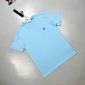 Stone Island Men Women Crew Neck Tshirts in blue color