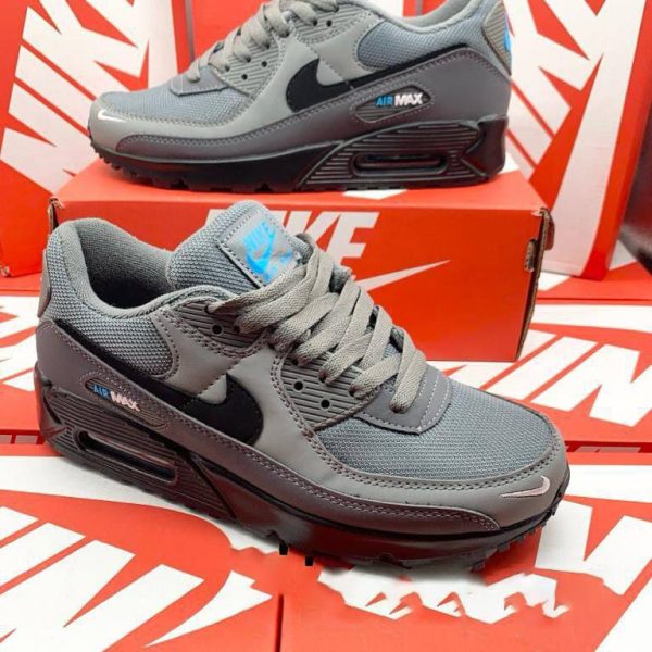 Nike Air Max 90 Smoke Grey Blue Men's Rep Sneakers
