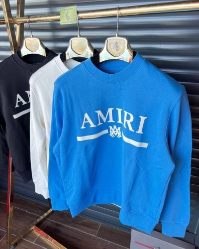 Amiri Men Women Jumpers in blue black and white color