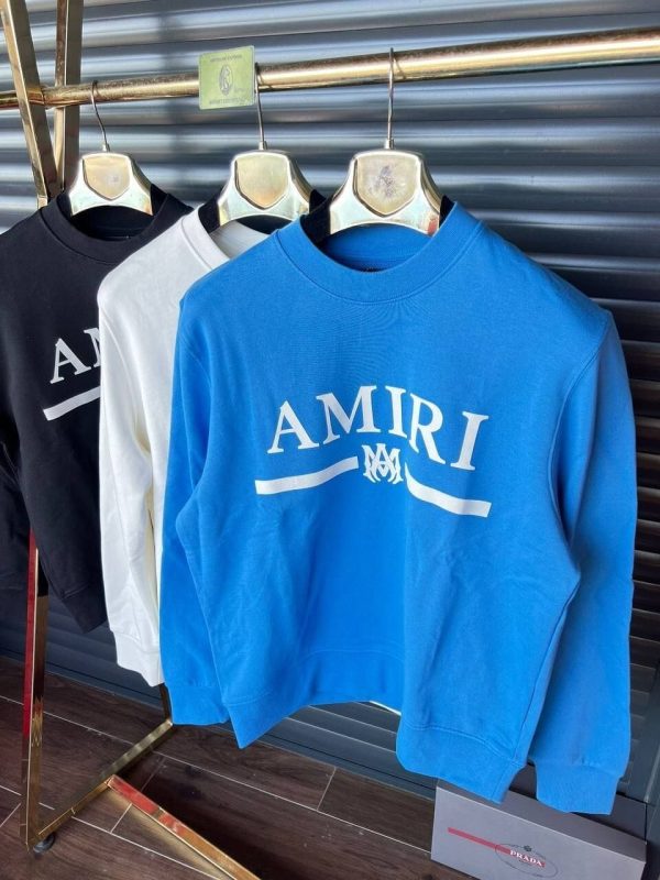 Amiri Men Women Jumpers in blue black and white color