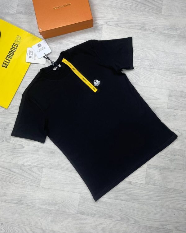 Moncler X Palm Angels Men's Women's Replica T-shirts in black color