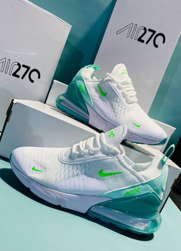 Nike Air Max 270s White Mint Teal Women Rep Sneakers Sale UK Nike Air Max 270s White Mint Teal Women Rep Sneakers Sale UK