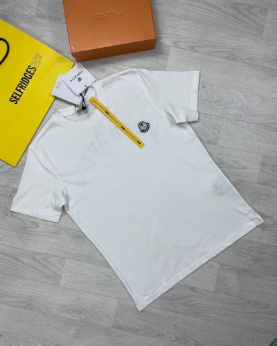 Moncler X Palm Angels Men's Women's Replica T-shirts in white color