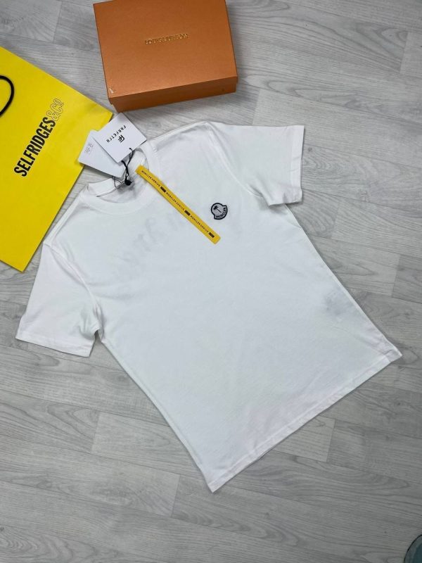 Moncler X Palm Angels Men's Women's Replica T-shirts in white color Moncler X Palm Angels Men's Women's Replica T-shirts in white color