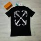 T-shirts Scratch Arrow Logo Print in black color