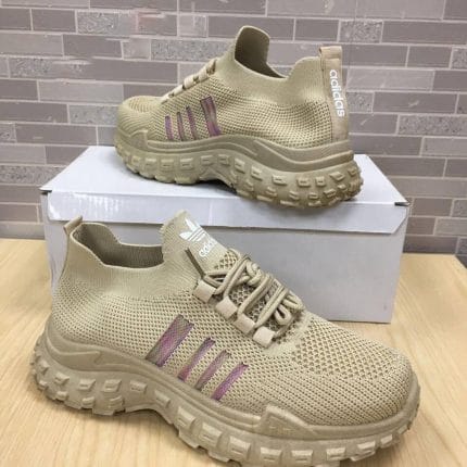 Adidas Trainer In Foam Camel Color