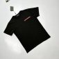 Prada Milano Crew Neck Cotton T-shirts in Black color