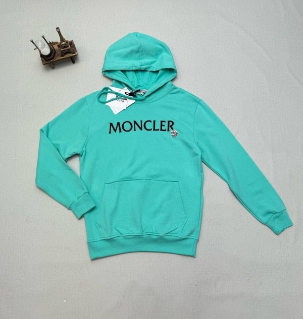 Moncler Hoodies in green Color Moncler Hoodies in green Color