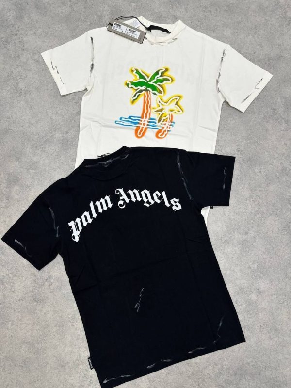 Palm Angels Graffiti Tree Men’s Tshirts Palm Angels Graffiti Tree Men’s Tshirts